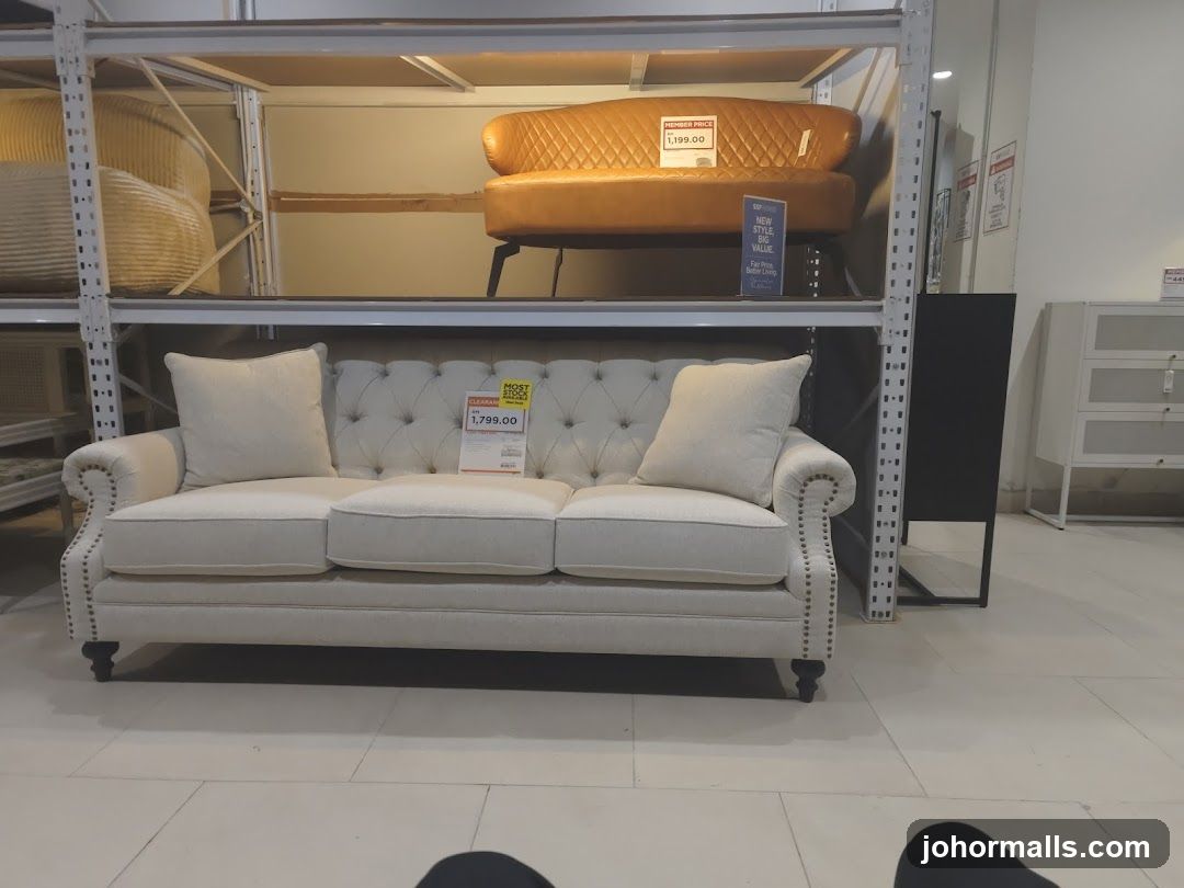 Sofas on Display
