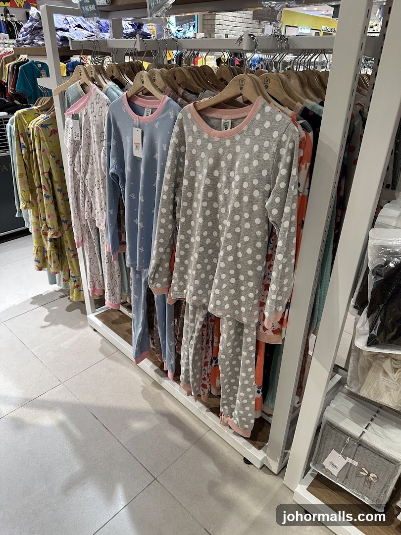 Pajamas on Display
