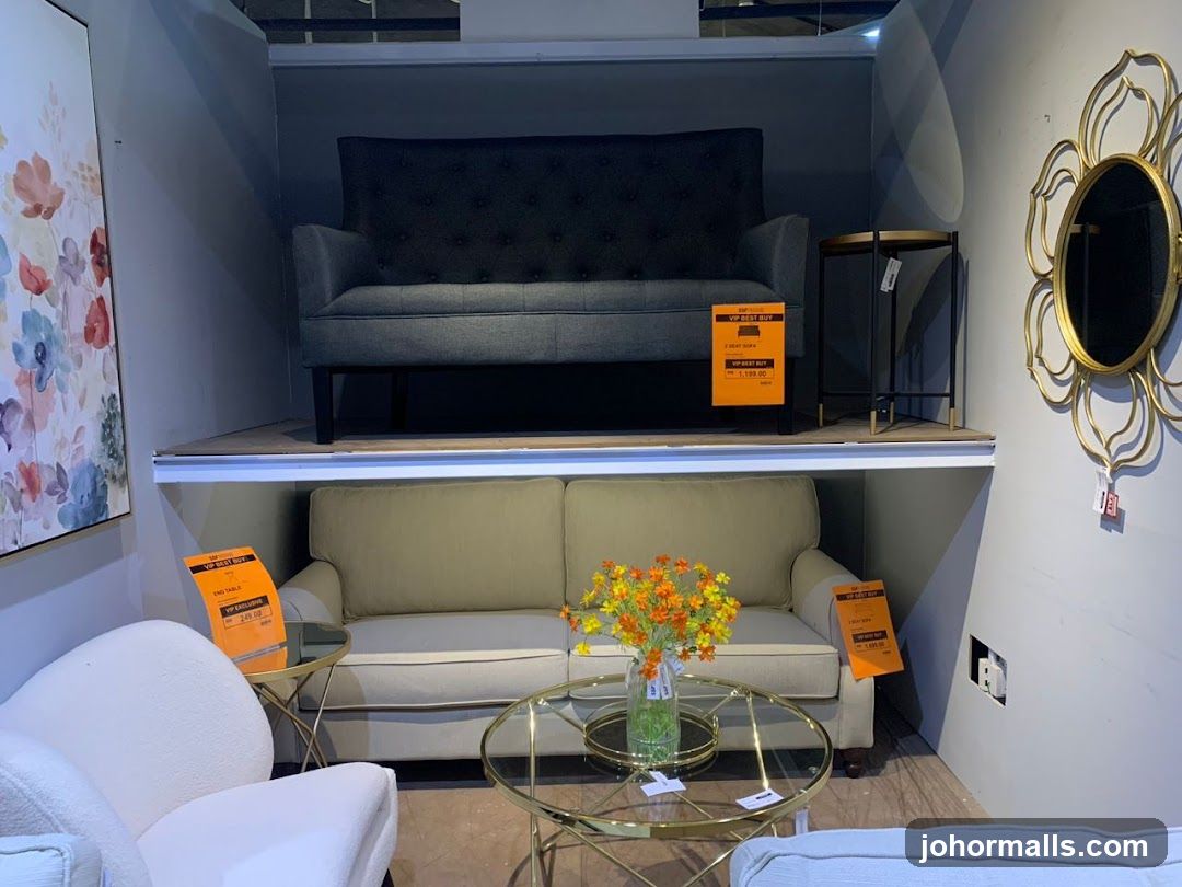 Living Room Furniture Display