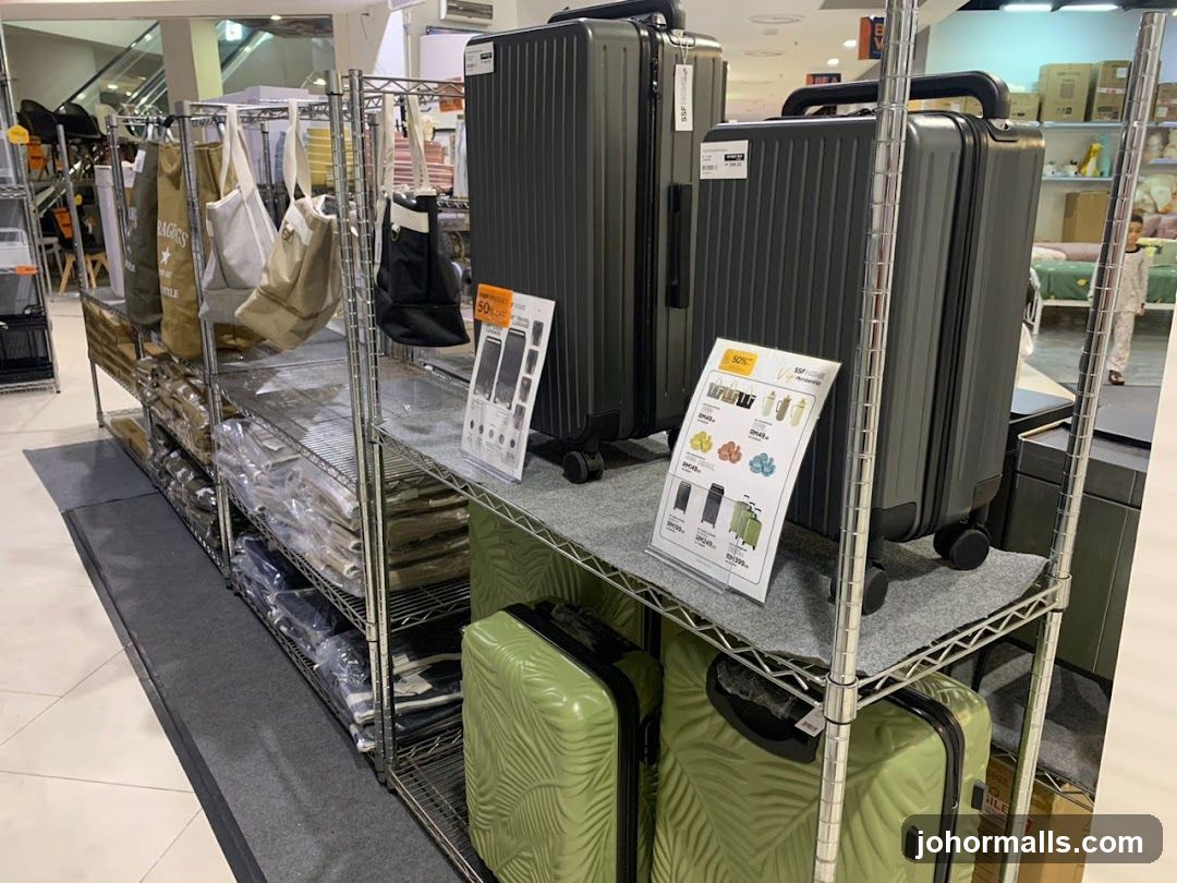 Luggage and Bags Display