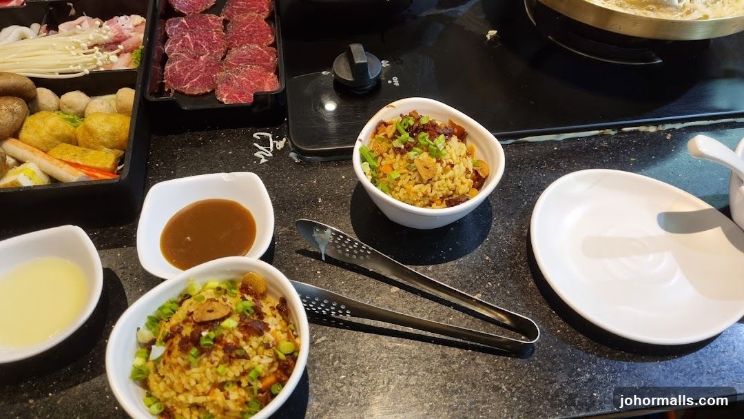 Hot Pot Ingredients and Fried Rice