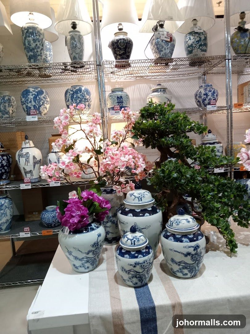 Decorative Vases and Lamps