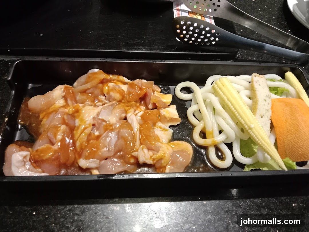 Marinated Chicken and Udon Noodles