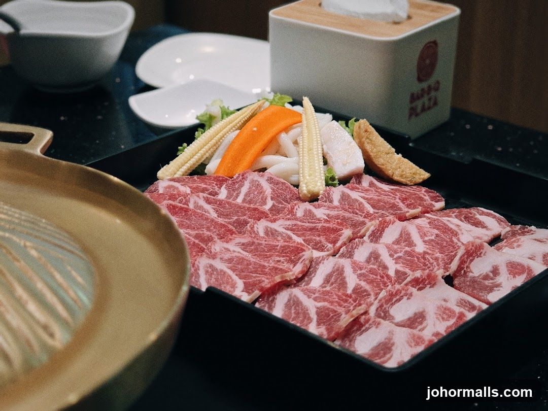 Raw Meat Platter with Vegetables