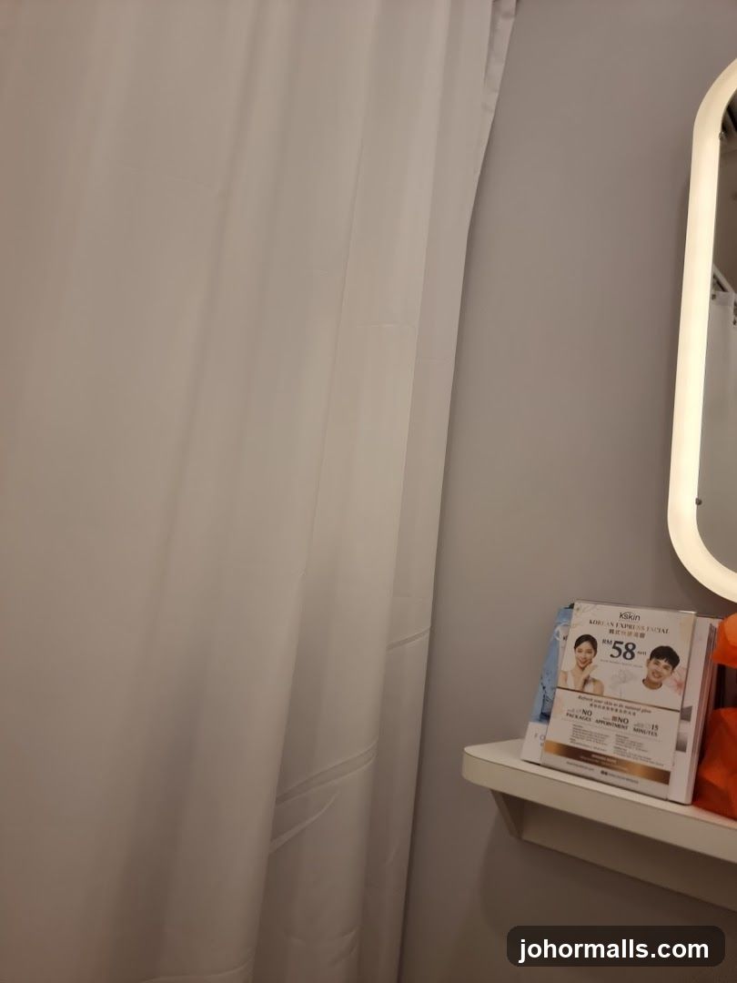 Promotional Flyer on Shelf