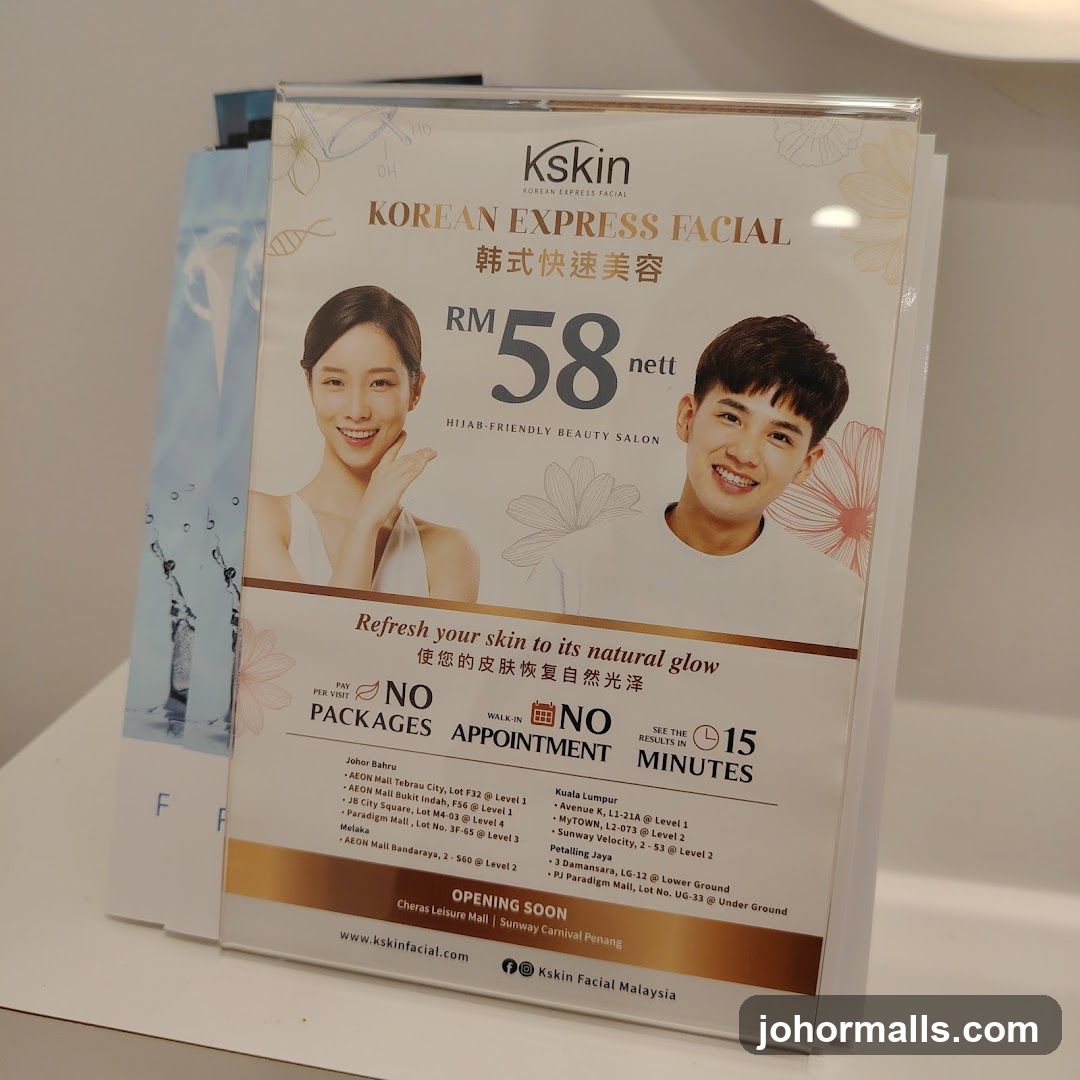 Kskin Korean Express Facial Promotion