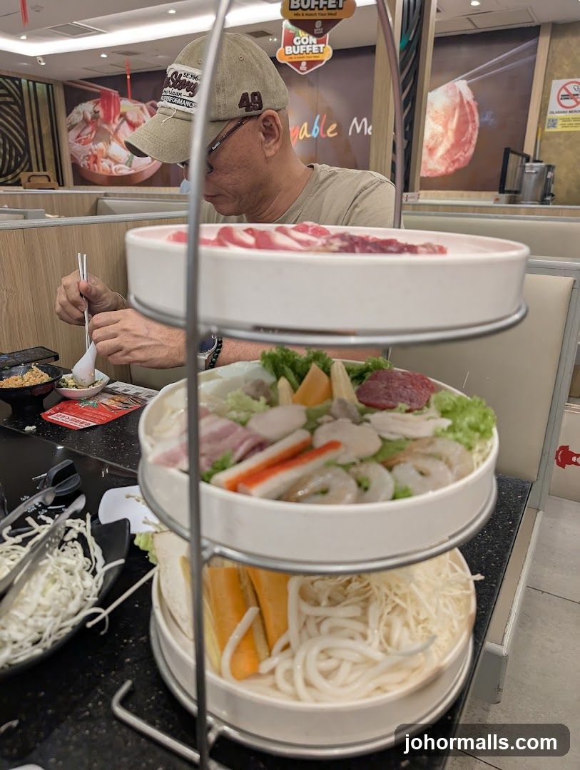 Buffet Food Display