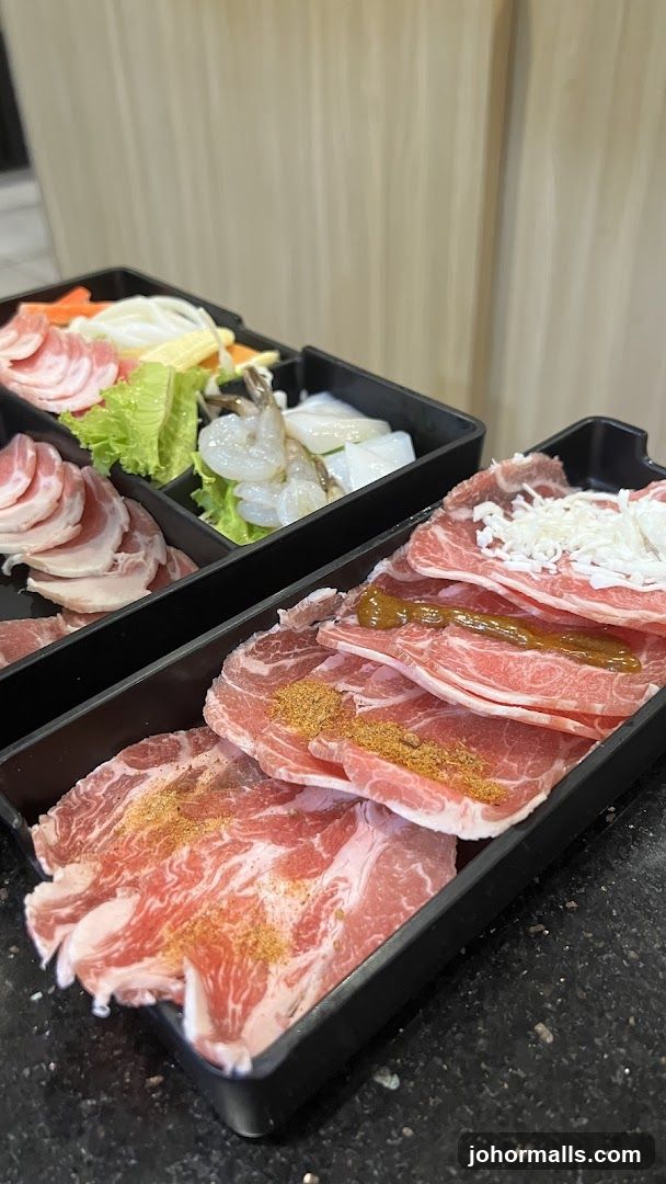 Assorted Meats and Seafood