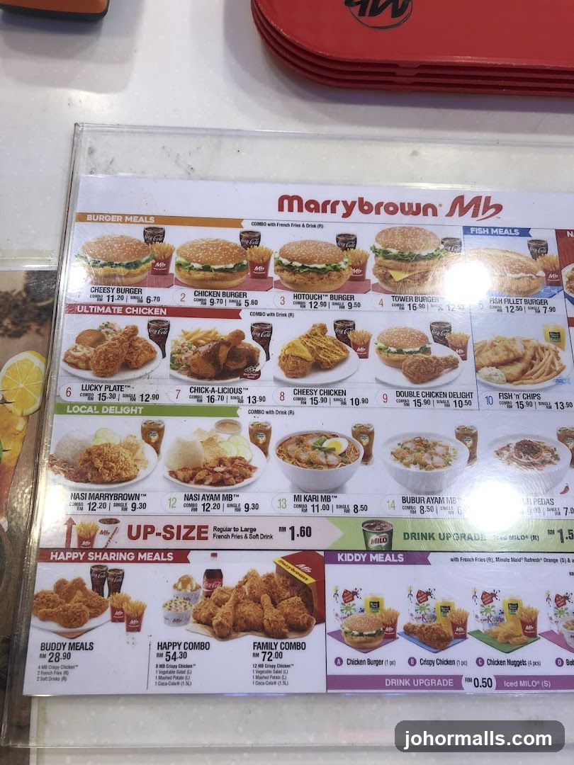 Marrybrown Menu
