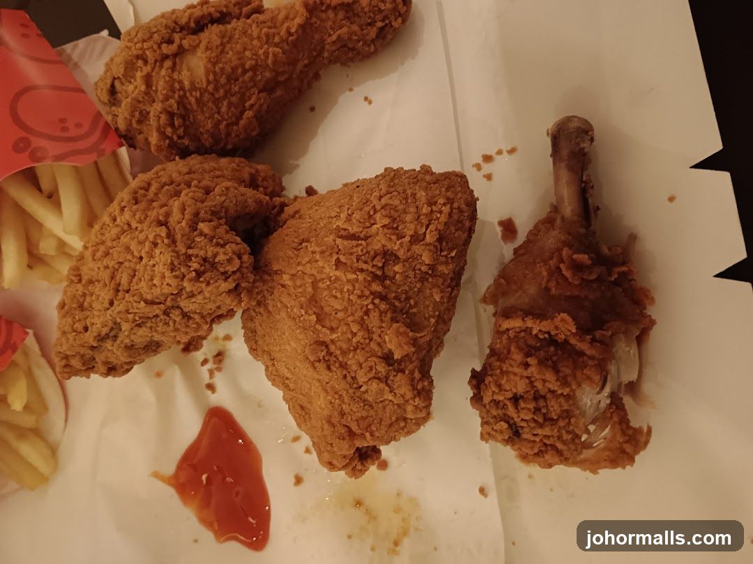 Fried Chicken and Fries