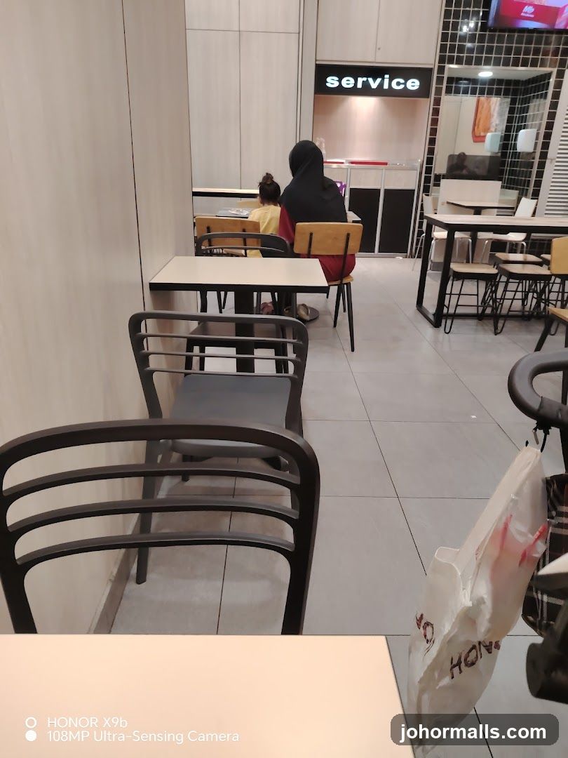 Restaurant Interior with Service Counter