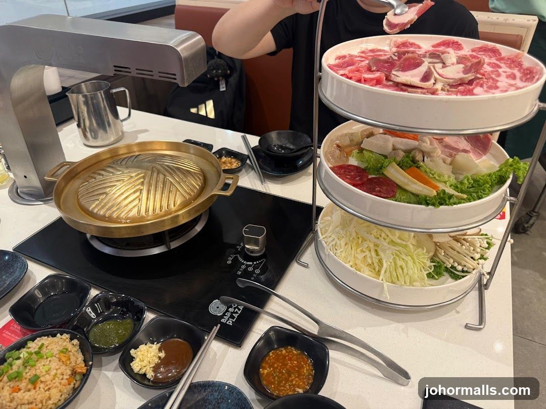 Hot Pot and Grill Platter