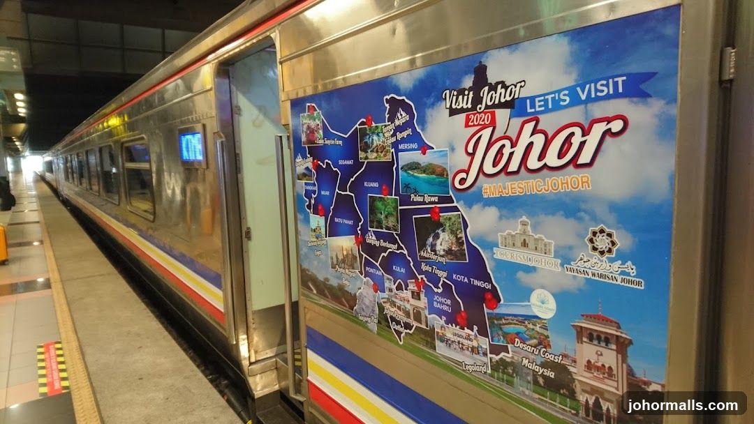 Train with Johor Tourism Advertisement