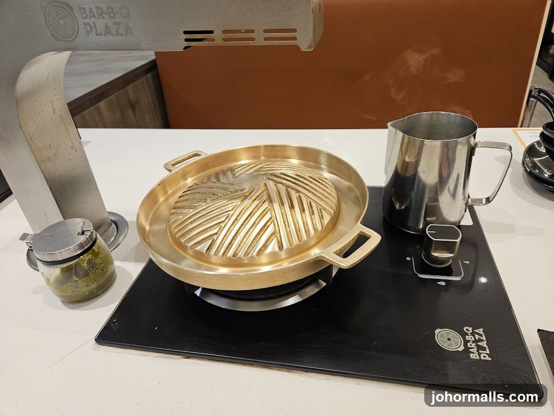 Bar-B-Q Plaza Grill Setup