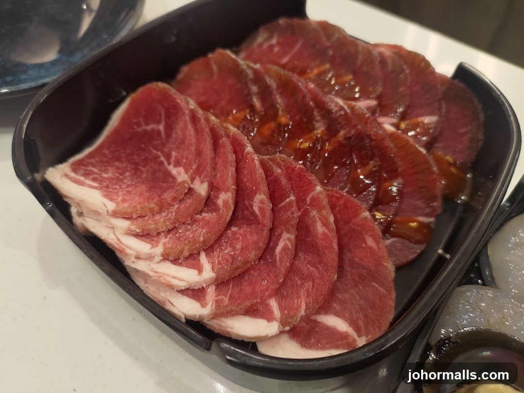 Thinly Sliced Raw Meat Platter