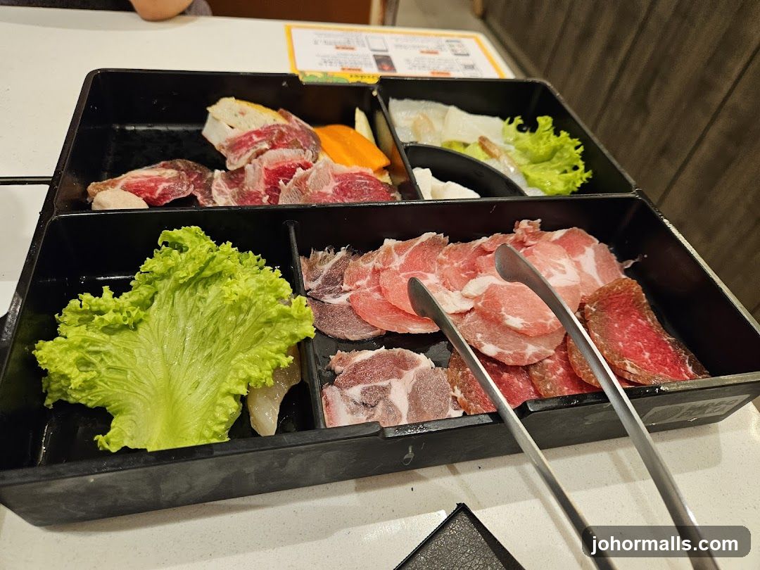 Assorted Meats and Vegetables