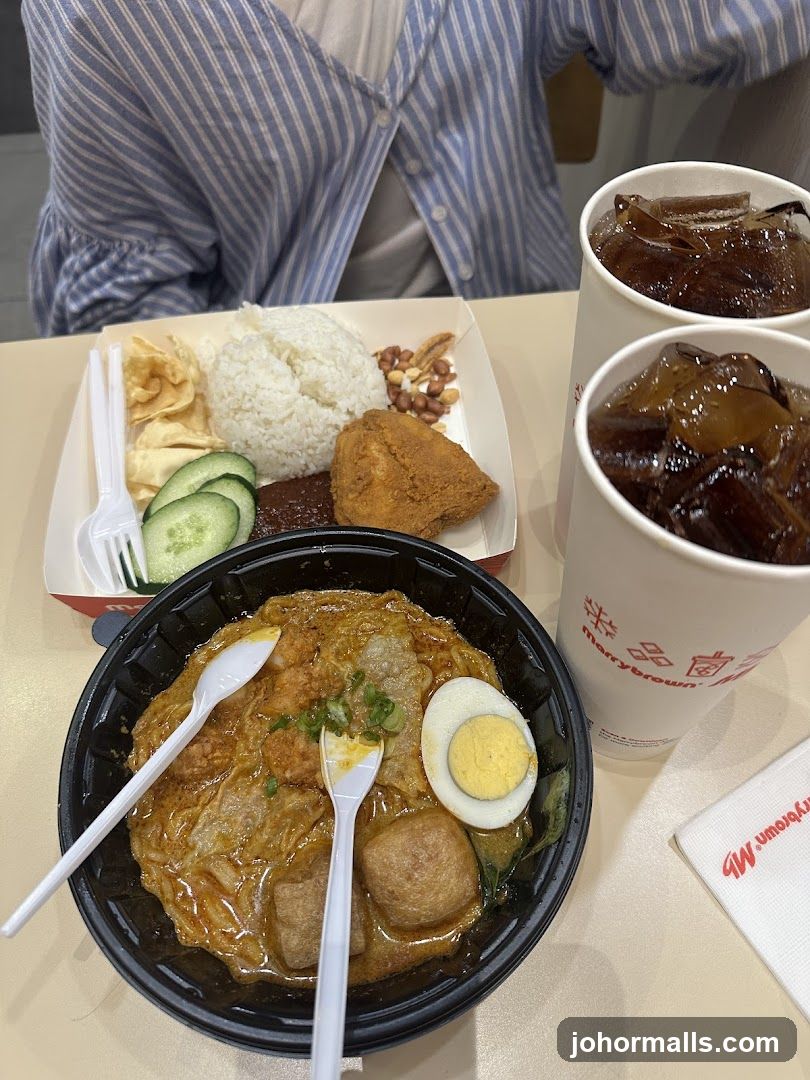 Nasi Lemak and Laksa
