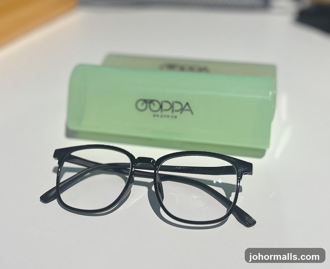 Eyeglasses and Case