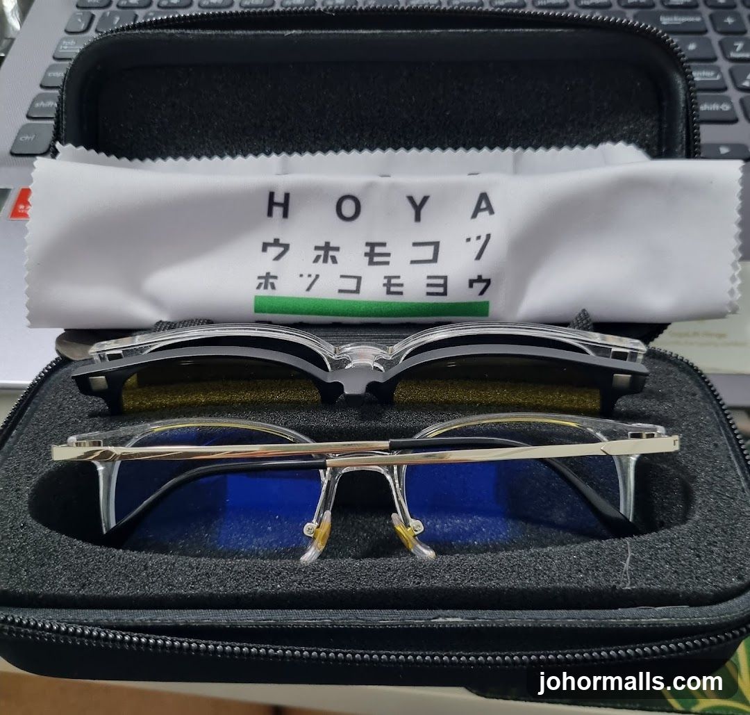 Eyeglasses in a case