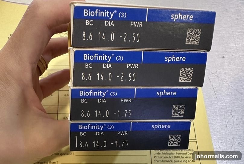 Contact Lens Boxes
