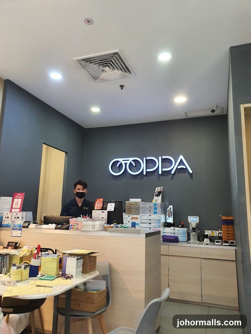 Optometry Shop Counter