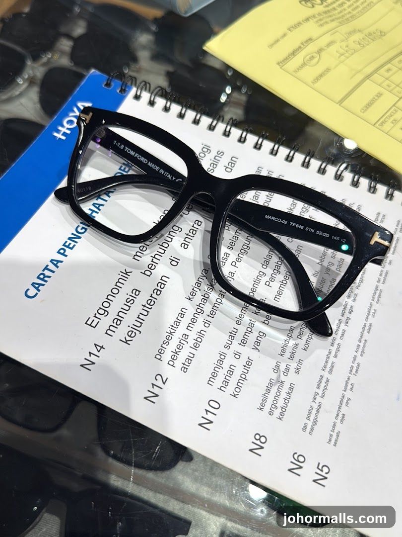 Eyeglasses and Prescription Form
