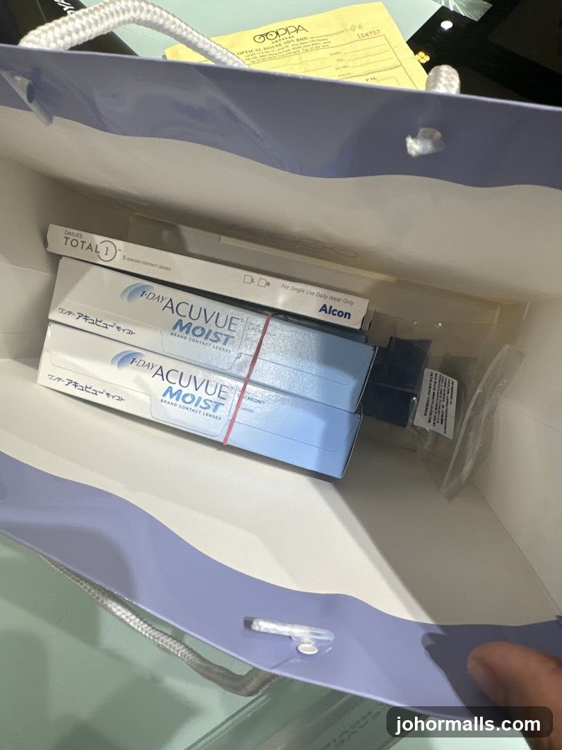 Contact Lenses in a Bag