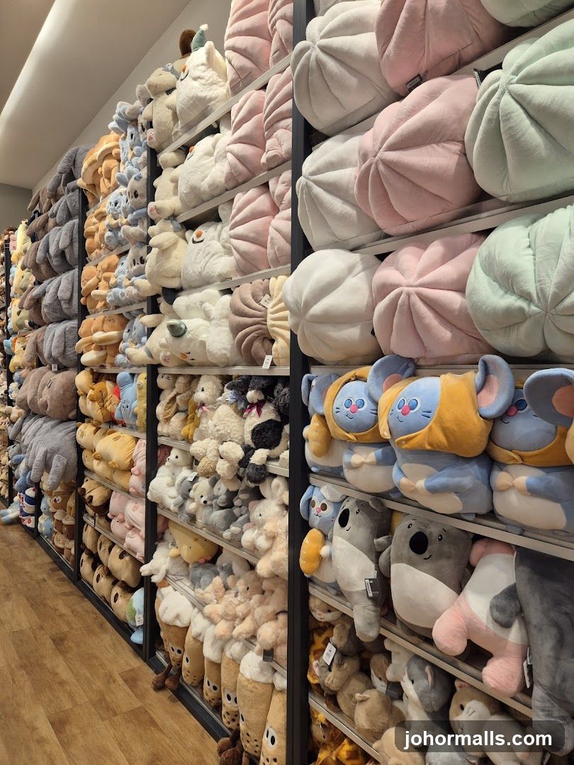 Plush Toys on Shelves