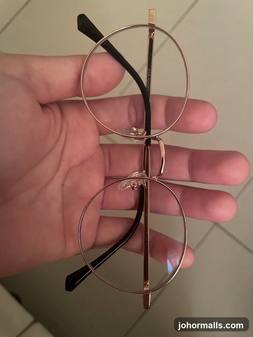 Round Rose Gold Glasses