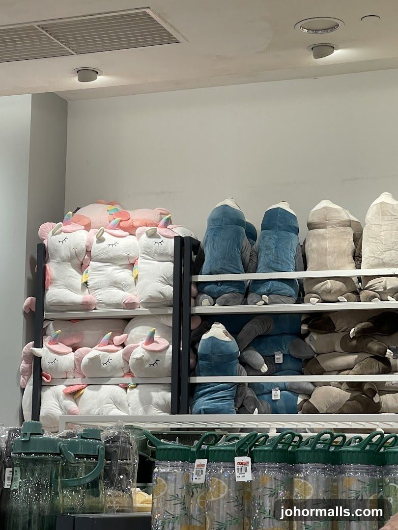 Plush Toys and Water Bottles