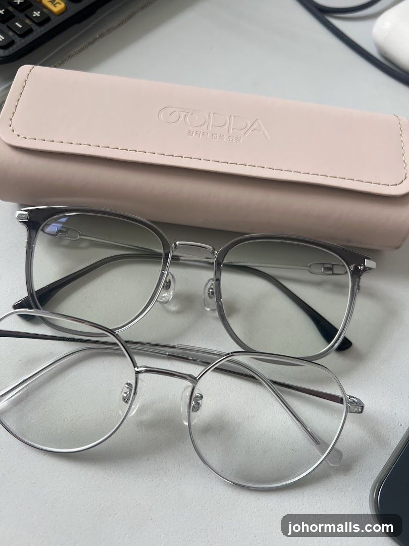 Eyeglasses and Case