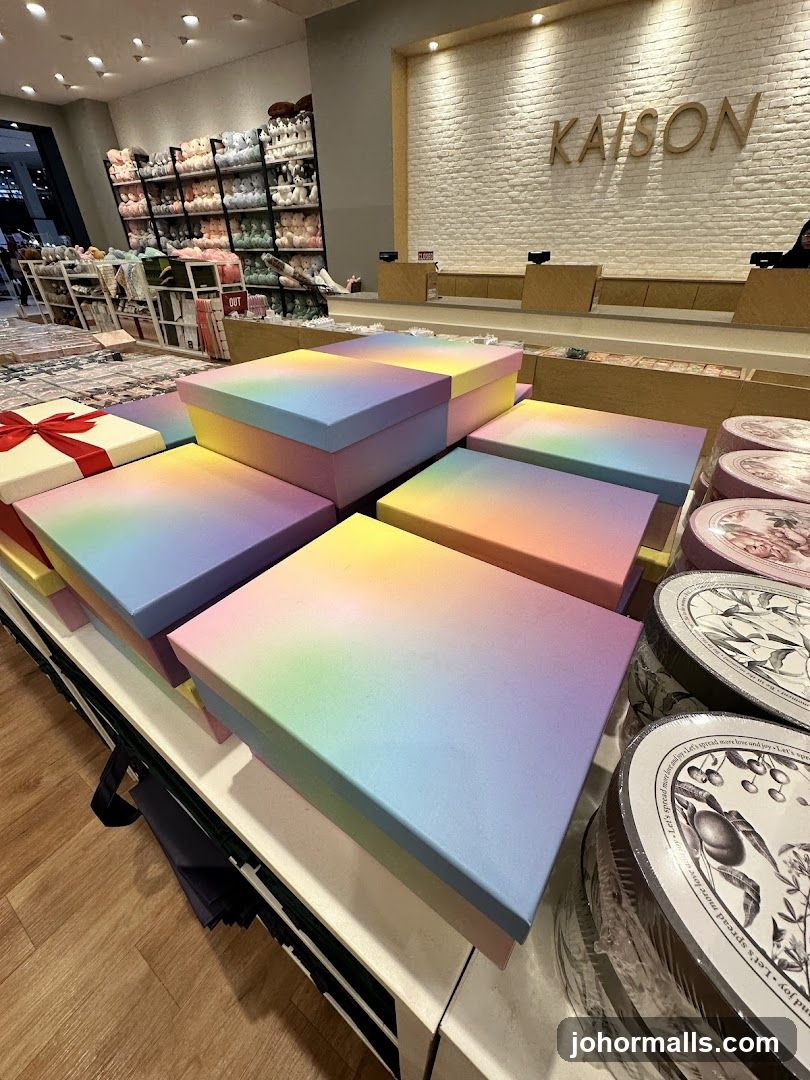 Rainbow Gift Boxes and Decorative Tins