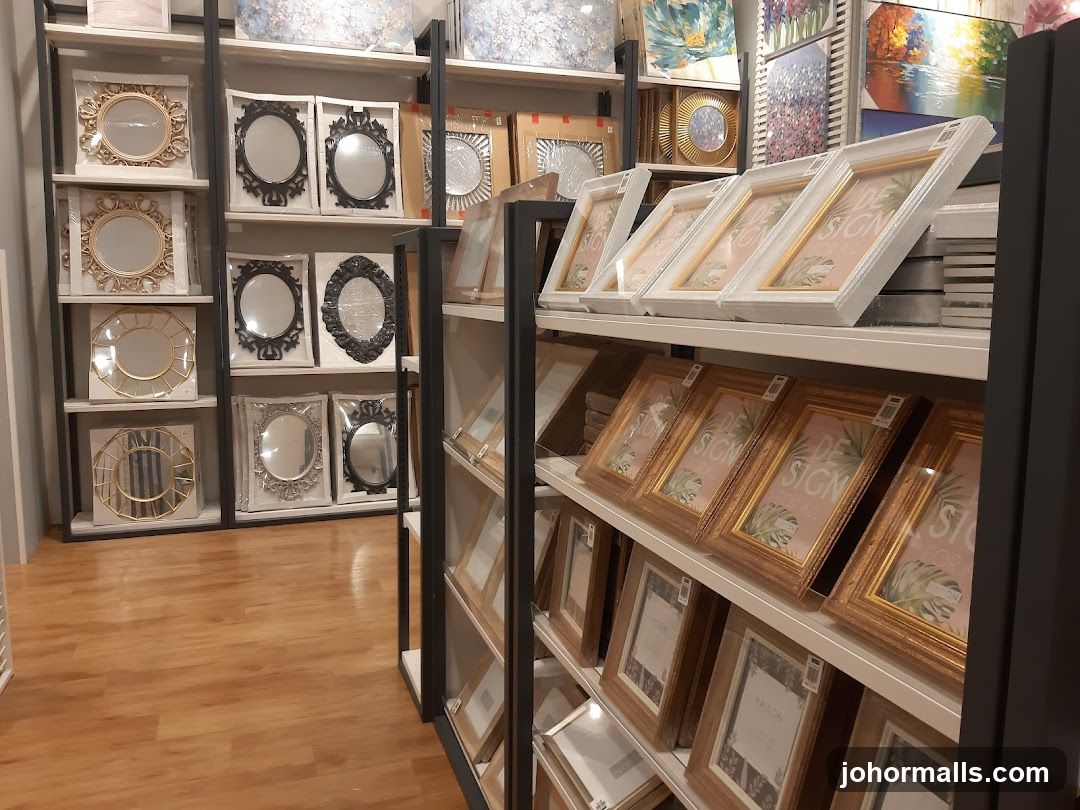Picture Frames and Mirrors Display