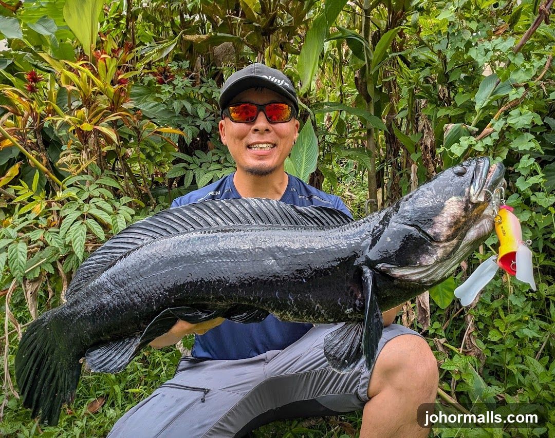 Man holding a large fish
