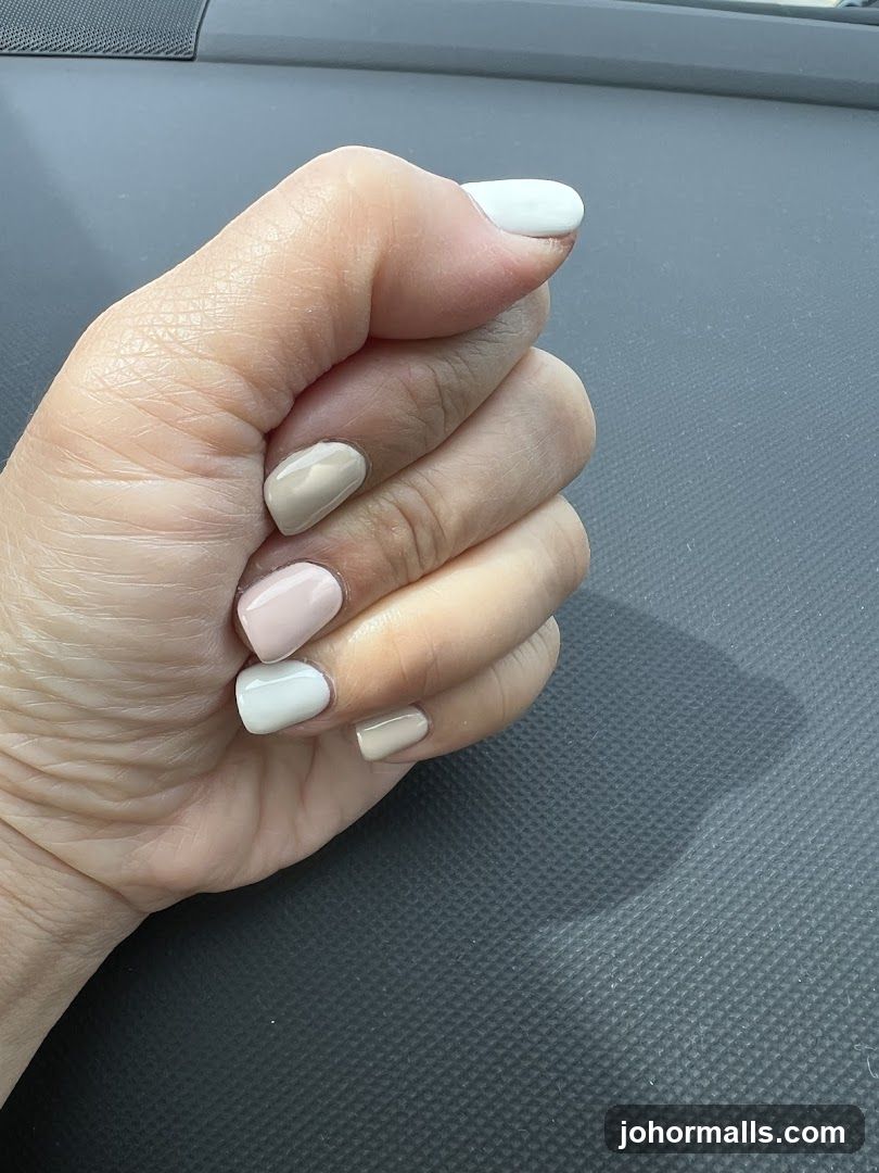 Nails with Pastel Polish