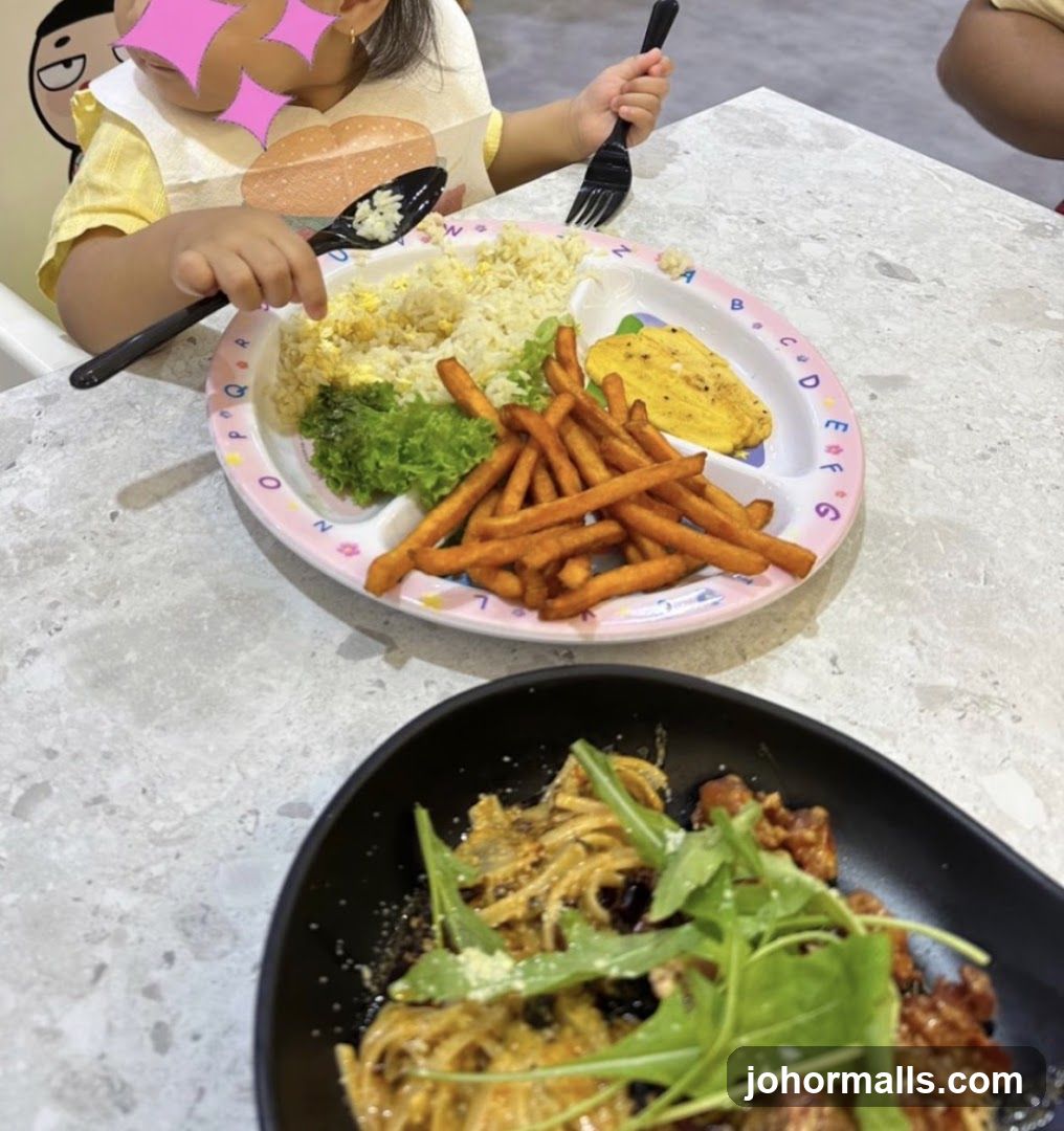 Child Eating Meal