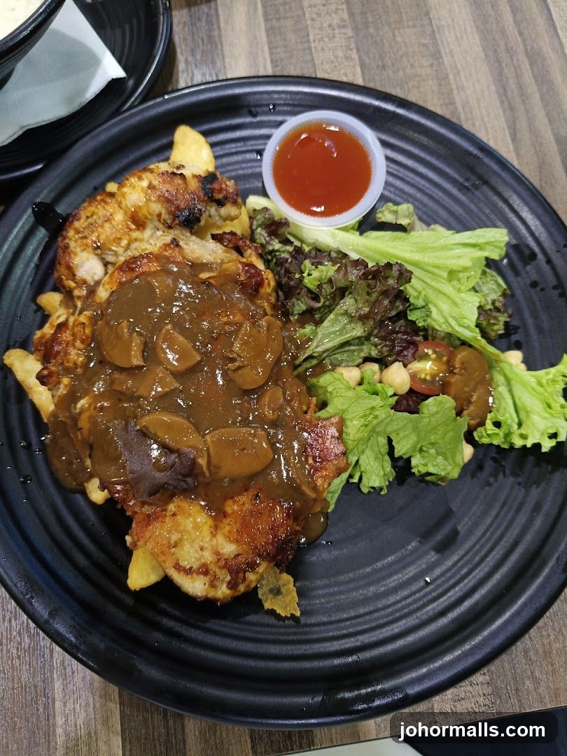 Mushroom Chicken Steak