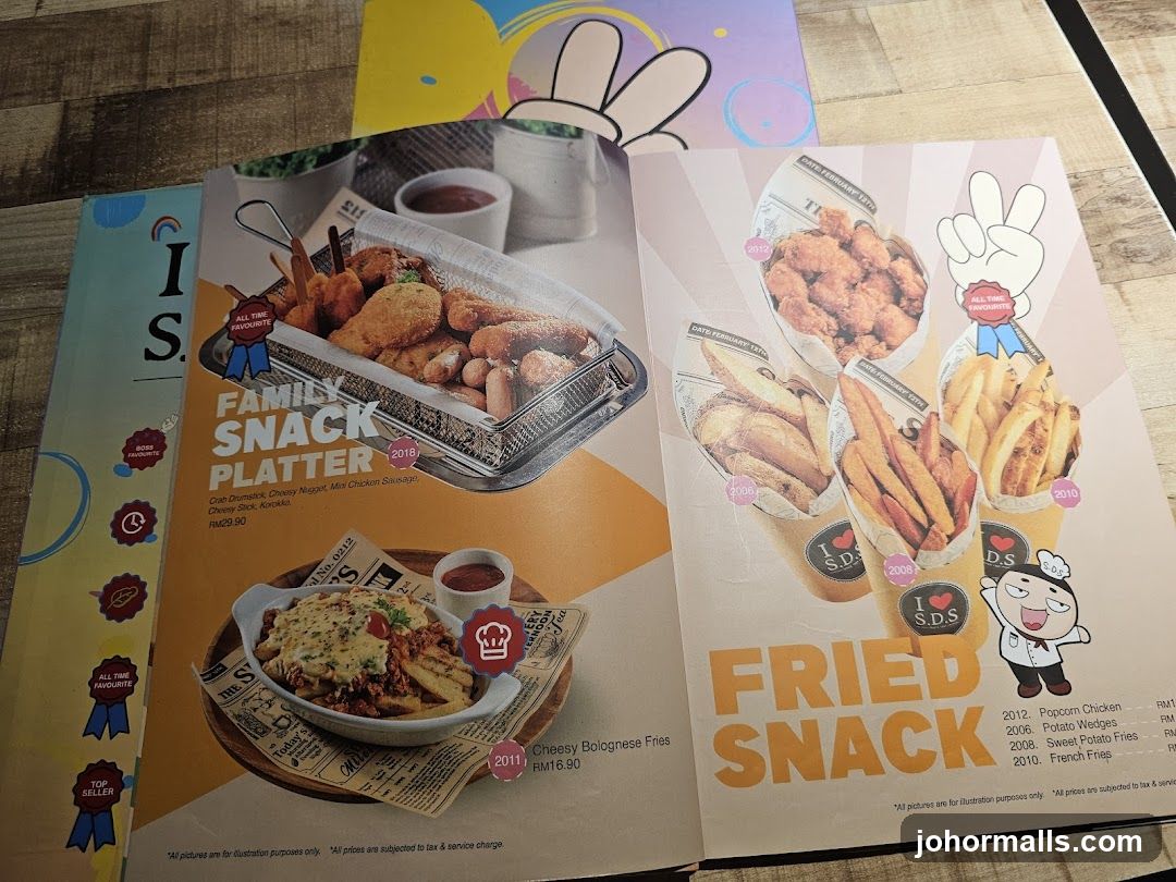 Fried Snack Menu