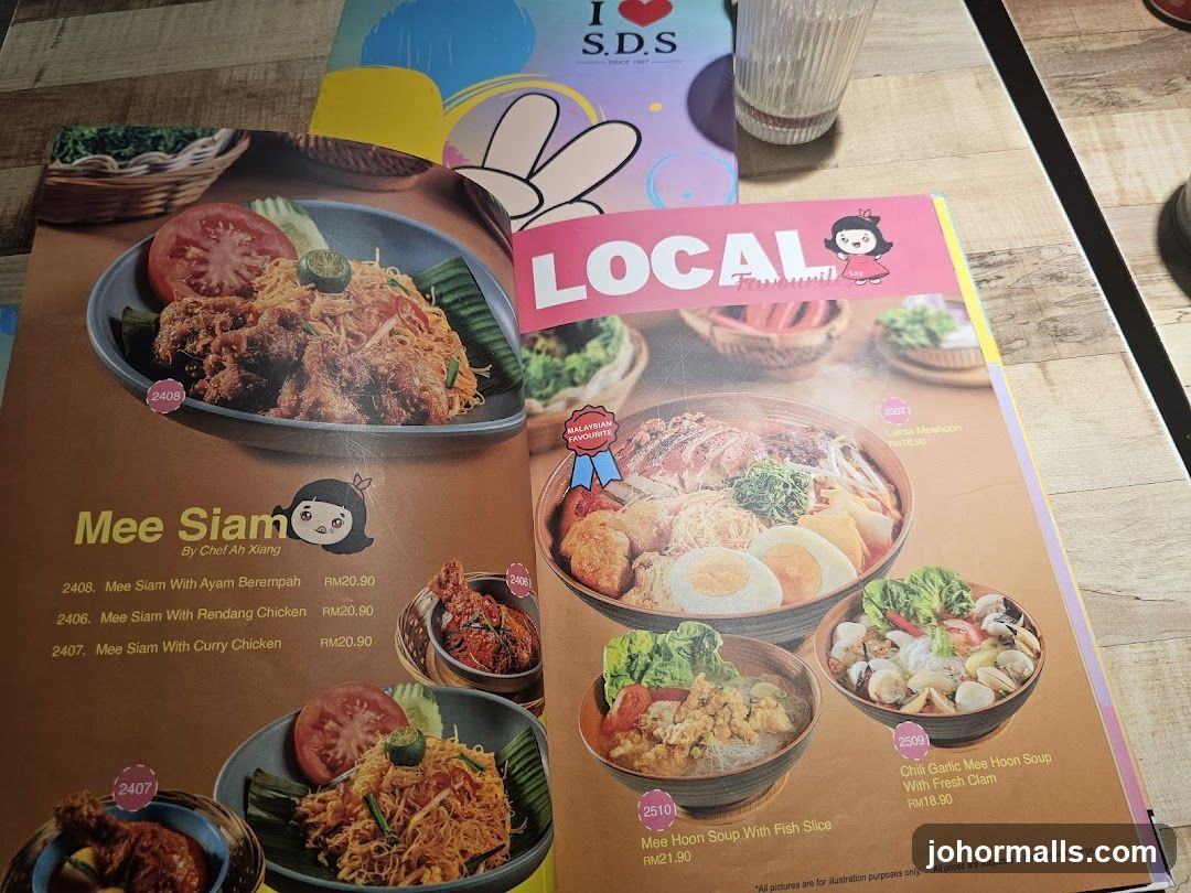 Local Favourites Menu