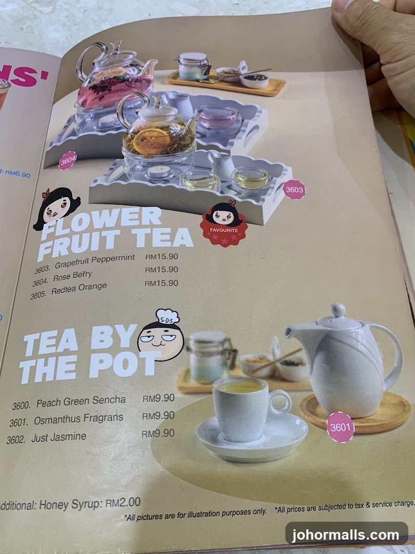 Flower Fruit Tea & Tea by the Pot