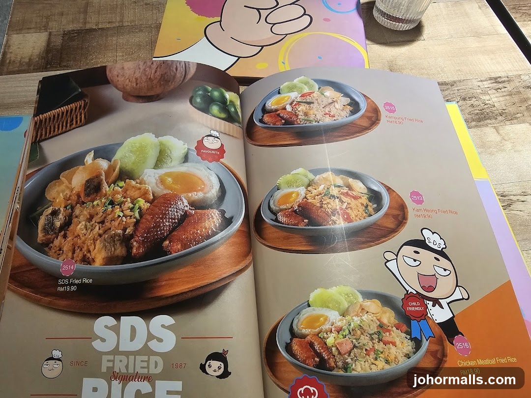 SDS Fried Rice Menu