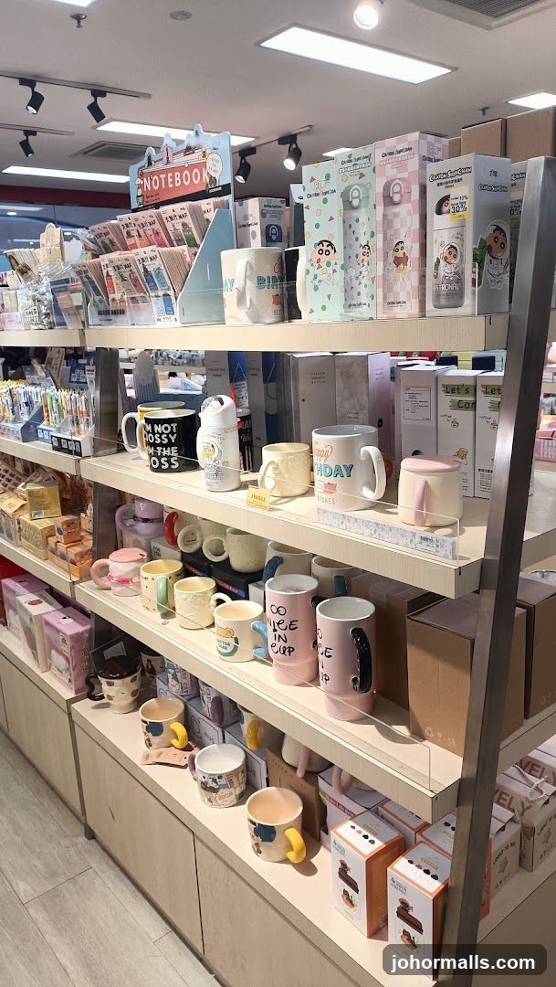 Stationery and Drinkware Display