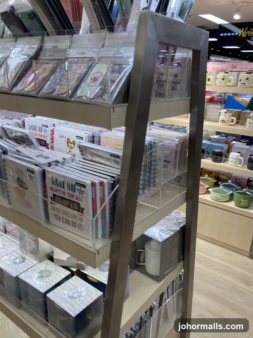 Stationery and Home Goods Display