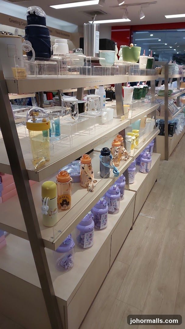 Store Display of Drinkware and Accessories