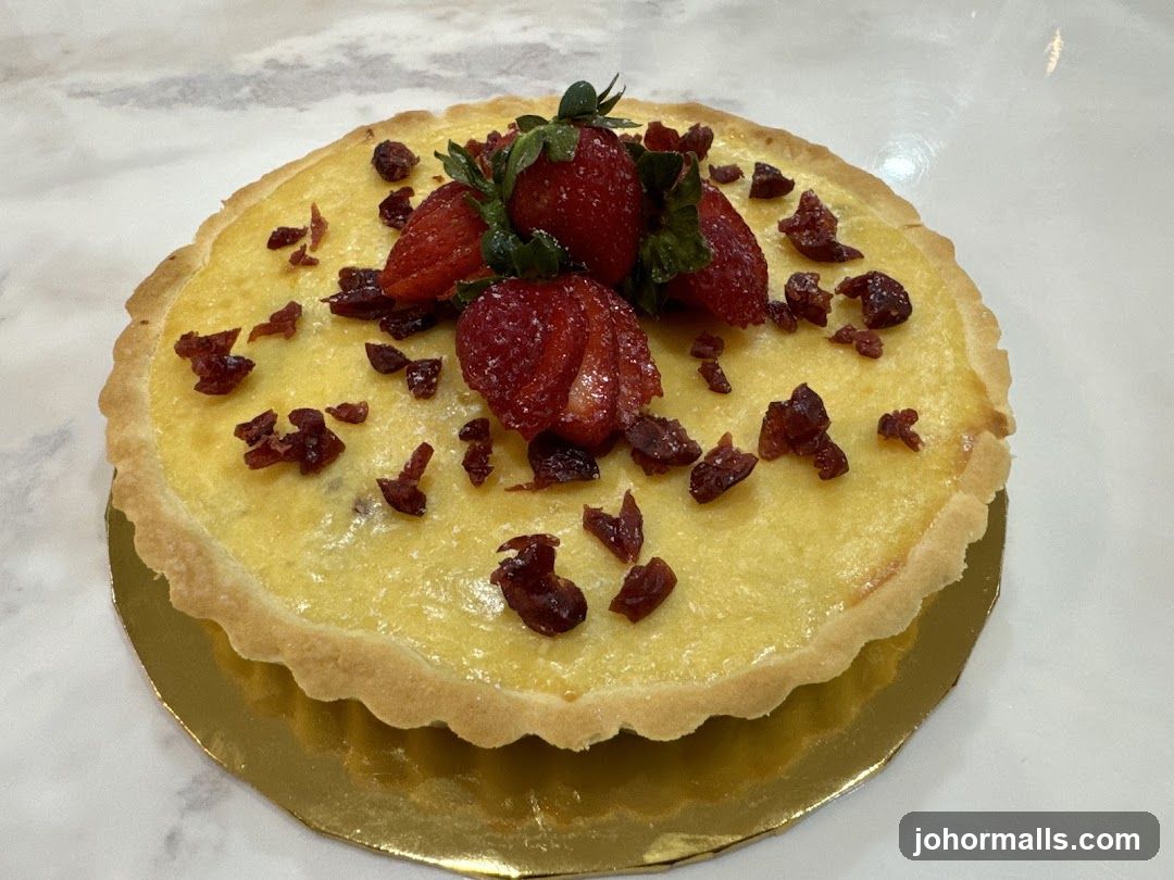Strawberry and Cranberry Tart