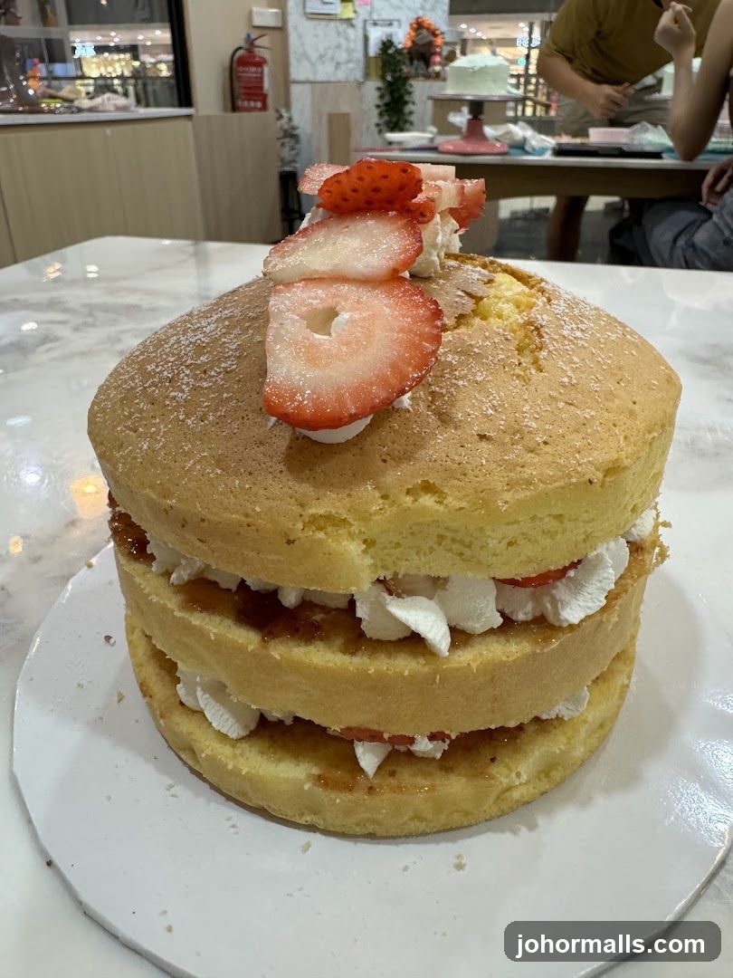 Strawberry Victoria Sponge Cake