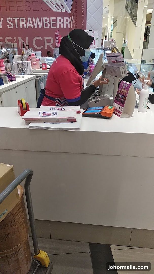 Cashier at Counter