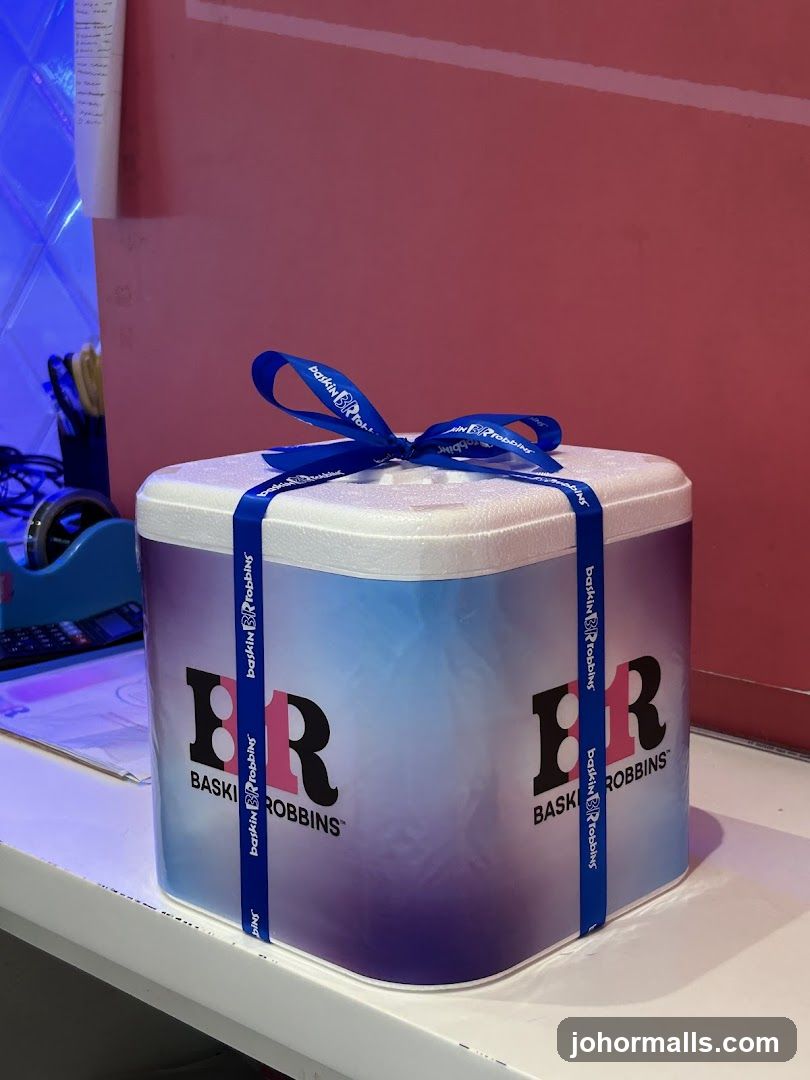 Baskin Robbins Ice Cream Container