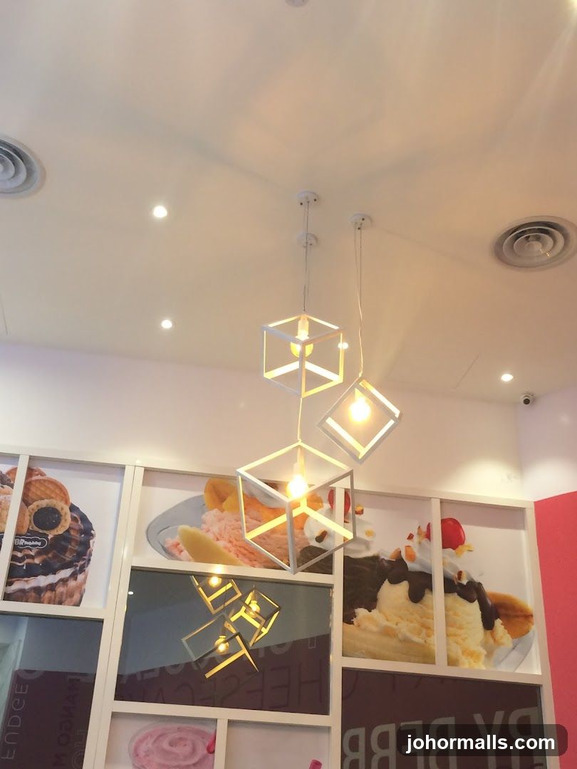 Modern Ice Cream Shop Interior