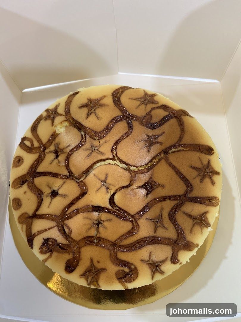 Cheesecake with Chocolate Swirls